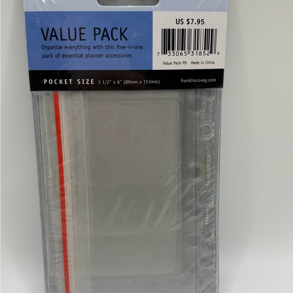 New Franklin Covey Refill Variety Pack Sealed Pocket Size Value